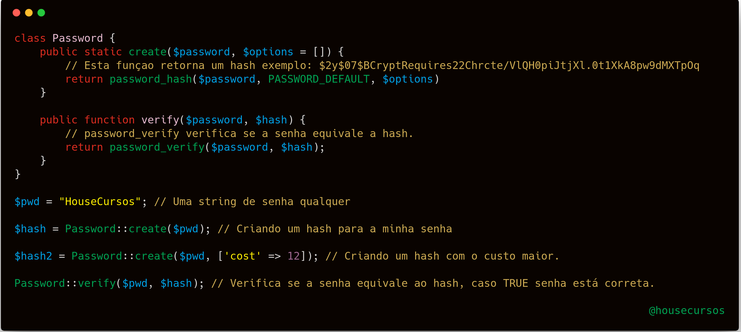 Criando Senhas Seguras no PHP 7